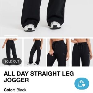Oner Active- All Day Straight Leg Jogger Black